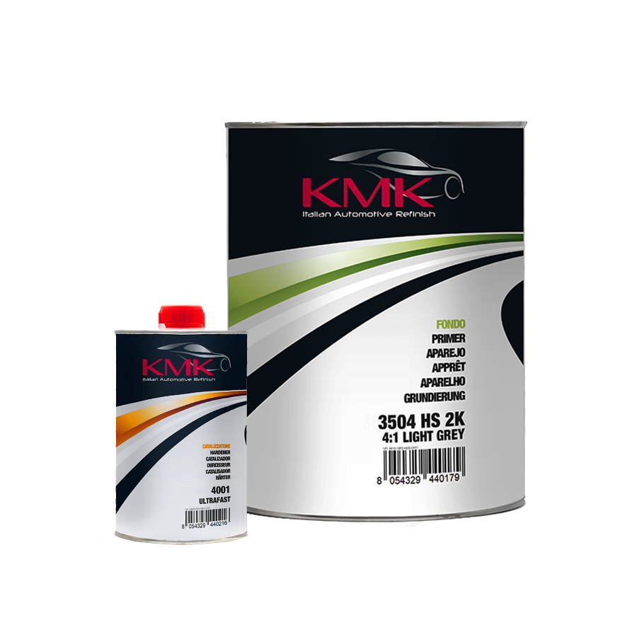 Kit Primer HS 4:1 3504 5L Gris Blanco o Negro INK Repintado