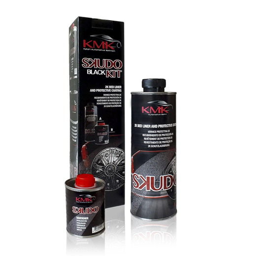 Kit Skudo pintura texturizada 2K negra INK Repintado